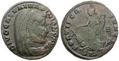 Ancient Coins - Divus Galerius (died AD 311) Æ Follis / Fortuna