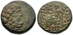 Ancient Coins - Seleucis and Pieria. Antioch Æ18 / Zeus