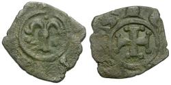 World Coins - Sicily. King Manfred Von Hohenstaufen (1258-1266) Billon Denaro