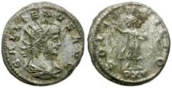 Ancient Coins - Gallienus, sole reign (AD 260-268) Silvered Æ Antoninianus / Sol