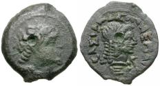 Ancient Coins - Ptolemaic Kings of Egypt. Time of Ptolemy V Epiphanes (204-180 BC) - Ptolemy VI Philometor (163-145) Æ17 / Libya
