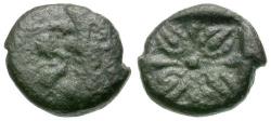 Ancient Coins - Ionia. Miletos. Dynasts of Hekatomnos Æ8 / Lion
