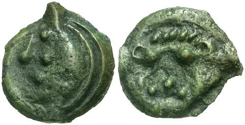 Ancient Coins - VF/VF Aulerci Eburovices Tribe Potin / Boar R