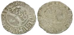 World Coins - Kingdom of Bohemia and Hungary. Vladislaus II Jagiellon (1471-1516) AR Uniface Weiss-Pfennig