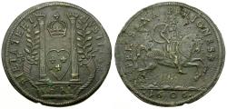 World Coins - Netherlands. Henri IV the Great Æ Jeton / Soldier on Horseback
