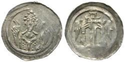 World Coins - German States. Strasbourg. Bishopric. Rudolf (1162-1179) Silver Pfennig