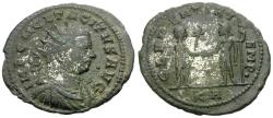 Ancient Coins - Tacitus (AD 275-276) Silvered Æ Antoninianus / Jupiter