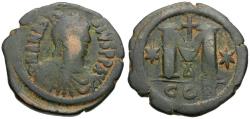 Ancient Coins - *Sear 19* Byzantine Empire. Anastasius (AD 491-518) Æ Follis
