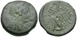 Ancient Coins - Ptolemaic Kings of Egypt. Ptolemy VI Philometor, first sole reign (180-145 BC) Æ26 / Isis
