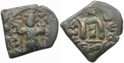 Ancient Coins - *Sear 1000* Byzantine Empire. Constans II (AD 641-668) Æ Follis