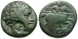 Ancient Coins - Thessaly. Larissa Æ18 / Horse