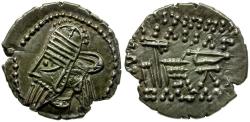 Ancient Coins - Kings of Parthia. Osroes II (AD 190) AR Drachm