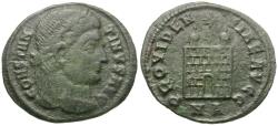 Ancient Coins - Constantine I the Great (AD 310-337) Æ Follis / Campgate