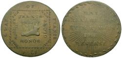 World Coins - Great Britain. Conder Token. Middlesex &#198; Halfpenny