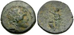 Ancient Coins - Seleukid Kings. Alexander I Balas (152-145 BC). Quasi-municipal issue Æ21 / Owl