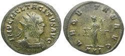 Ancient Coins - Tacitus (AD 275-276) Silvered Æ Antoninianus / Aequitas