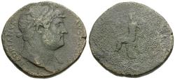 Ancient Coins - Hadrian (AD 117-138) Æ Sestertius / Roma