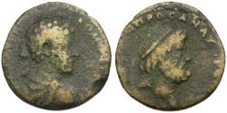 Ancient Coins - Commodus (AD 177-192). Cilicia. Anazarbos Æ23 / Zeus