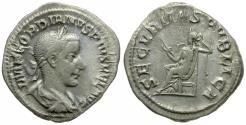 Ancient Coins - Gordian III (AD 238-244) AR Denarius / Securitas