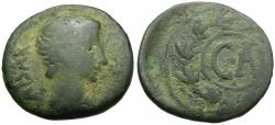 Ancient Coins - Augustus (27 BC-AD14) Æ Semis / CA