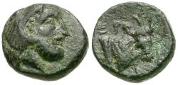 Ancient Coins - Ionia. Erythrae Æ9 / Forepart of Bull