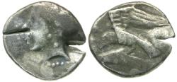 Ancient Coins - Paphlagonia. Sinope. Imitative AR Drachm / Test Cuts