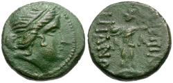Ancient Coins - Thrace. Mesembria Æ19 / Athena