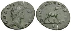 Ancient Coins - Gallienus, sole reign (AD 260-268) Æ Antoninianus / Stag