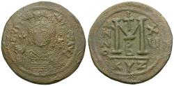 Ancient Coins - *Sear 207* Byzantine Empire. Justinian I (AD 527-565) Æ 39mm Follis