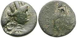Ancient Coins - Cilicia. Tarsos. Antiocheia ad Kydnum Æ21 / Counterstamps