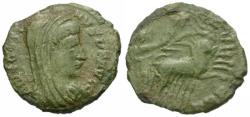 Ancient Coins - Divus Constantine I the Great (died AD 337) Æ4 / Hand of God