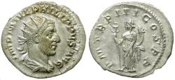 Ancient Coins - Philip I (AD 244-249) AR Antoninianus / Felicitas