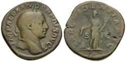 Ancient Coins - Severus Alexander (AD 222-235) Æ Sestertius / Providentia