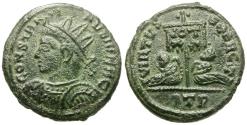 Ancient Coins - Constantine II, as Caesar (AD 316-337) Æ Follis / Captives