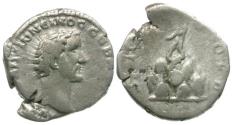 Ancient Coins - Antoninus Pius (AD 138-161) Cappadocia. Caesarea AR Drachm / Mt. Argaeus