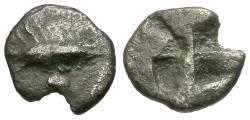 Ancient Coins - Mysia. Kyzikos AR Hemiobol / Tunny