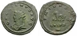 Ancient Coins - Gallienus, sole reign (AD 260-268) BI Antoninianus / Lion