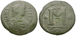 Ancient Coins - *Sear 16* Byzantine Empire. Anastasius I (AD 491-518). Small Module Æ Follis
