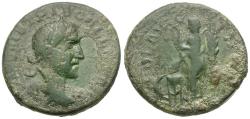 Ancient Coins - Trebonianus Gallus (AD 251-253). Troas. Alexandria &#198;23 / Apollo Smintheus