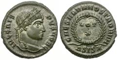 Ancient Coins - Crispus, Caesar (AD 317-326) Silvered Æ3 / Votive