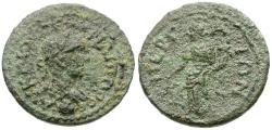 Ancient Coins - Philip II (AD 244-249). Pamphylia. Perge Æ25 / Tyche