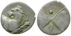 Ancient Coins - Thrace. Chersonesos AR Hemidrachm / Barleycorn