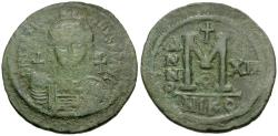 Ancient Coins - *Sear 201* Byzantine Empire. Justinian I (AD 527-565) Æ 40mm Follis