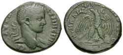 Ancient Coins - Elagabalus (AD 218-222). Seleucis and Pieria. Antioch Billon Tetradrachm / Eagle