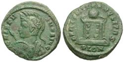 Ancient Coins - Crispus, Caesar (AD 316-326) Æ Follis / Altar