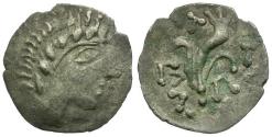 Ancient Coins - Seleukid Kings. Demetrios I Soter (162-150 BC) Celtic Imitative AR Drachm