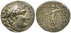 Ancient Coins - Seleukid Kings. Antiochos VIII Epiphanes Grypos (121-96 BC) AR Tetradrachm