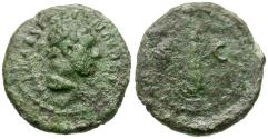 Ancient Coins - Trajan (AD 98-117) Æ Quadrans / Club