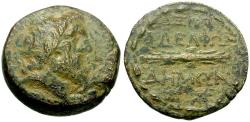 Ancient Coins - Seleucis and Pieria. Adelphoi Demi (Tetrapolis) Æ21 / Thunderbolt