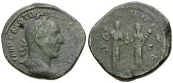 Ancient Coins - Trajan Decius (AD 249-251) Æ Sestertius / Two Pannoniae